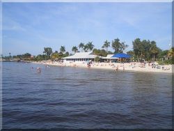 Cape Coral beach, Florida.