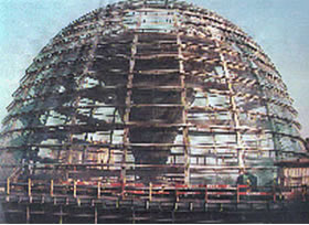 Kuppel des deutschen Reichstagsgeb�udes Berlin