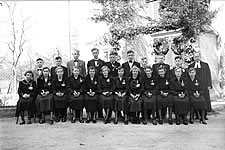 Foto: Konfirmation in Schornbach 1954