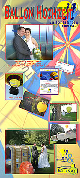 Werbeplakat Ballonhochzeit