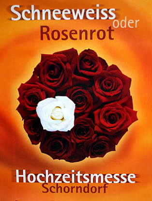 Plakat Hochzeitsmesse