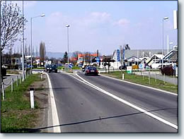 Untergralla, Kreisverkehr B67/B74
