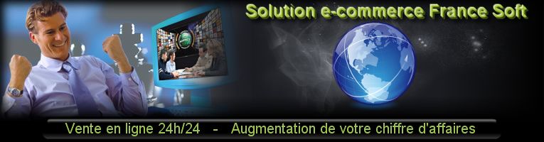 france-soft.fr, solution ecommerce - Cr&eacute;ation se sites internet professionnels de vente en ligne - Boutiques en ligne