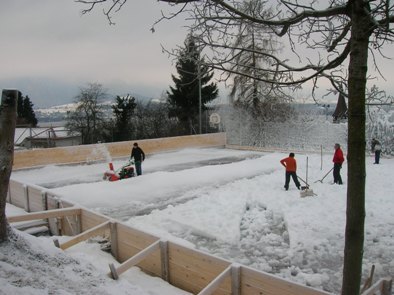 Ob wir je eine Eisbahn haben werden