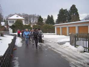 Jetzt geht die Post ab, zuerst die Nordic Walker werden korrigiert