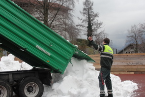 85 m3 Schnee werden gebraucht