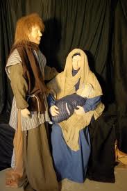 Weihnachtsweg Heiligenschwendi Maria und Josef