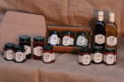 Unsere k�stlichen Produkte, Sirupe und Marmeladen.