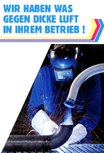 Wir haben was gegen dicke Luft in Ihrem Betrieb!