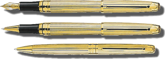 Léman > Godron goldplattiert Léman > Godron goldplattiert