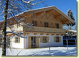 Landhaus im Winter