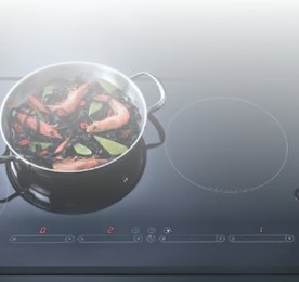 Induktionskochfeld: komfortable Slider-Bedienung