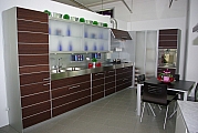 Designerk&uuml;che Schiffini Soviore | Palisander quer furniert