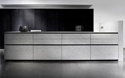 K&uuml;chenoberfl&auml;che aus Granit: Cashmere White