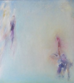 08 Königskinder, Acryl auf Leinwand, 100 x 90 cm 08 Königskinder, Acryl auf Leinwand, 100 x 90 cm