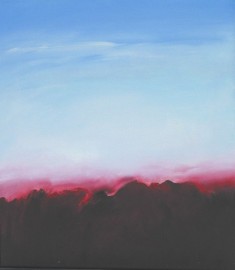 10 Über Felsen, Acryl auf Leinwand, 54 x 48 cm 10 Über Felsen, Acryl auf Leinwand, 54 x 48 cm