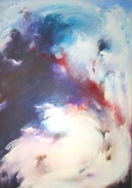 23 Zwischen Himmel und Erde, Acryl auf Leinwand, 177 x 125 cm 23 Zwischen Himmel und Erde, Acryl auf Leinwand, 177 x 125 cm