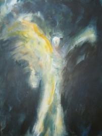 19 An der Schwelle, Acryl auf Holz, 30 x 40 cm 19 An der Schwelle, Acryl auf Holz, 30 x 40 cm