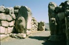 Turquie. Hattussa, capitale des hittites, la porte des lions.