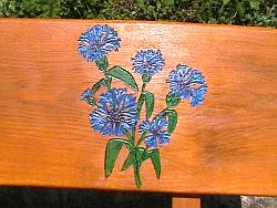 Kornblumenschnitzerei