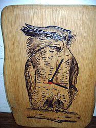 Uhr mit Tiermotiv