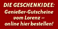 Genie&szlig;er-Gutschein als Geschenkidee
