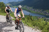 Radfahrwege der Drau entlang