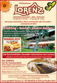 Aktuelles beim Lorenz