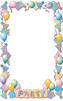 Girlande mit bunten Luftballons und H�ten