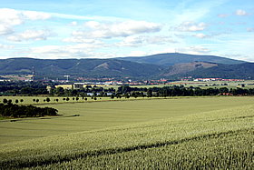 Blick vom Sa�berg zum Brocken