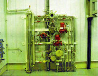 Stainless steel water range