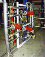 Stainless steel industrial range