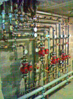 Black steel boiler