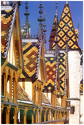 La facade des Hospices de Beaune
