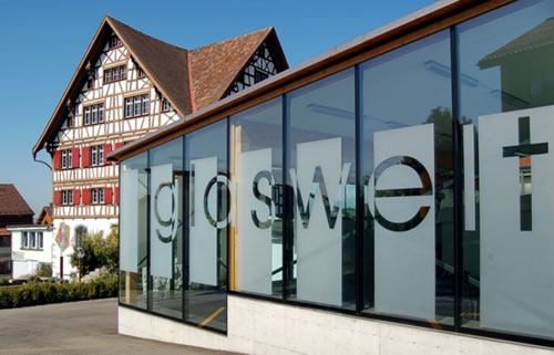 Glaswelt - Glasarchitektur, Glastische, Glasbearbeitung