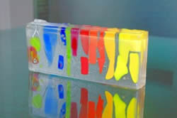 Glas schmelzen, Glas biegen, Farbglas, Glaswelt, Pascal Engeler, Albin Engeler