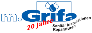 20 Jahre m.Grifa Sanitär Installationen - Reparaturen