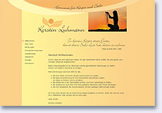 Homepage "Gesundheitsberatung Kerstin Luhmann"