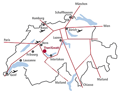 Gwatt-Zentrum bei Thun