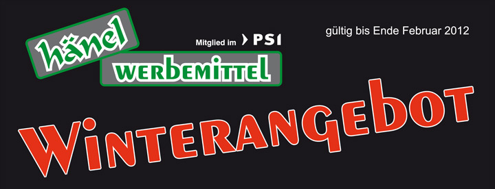 Eiskratzer - Winterangebot 2011/2012