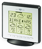 Allergo satellitengest&uuml;tzte Wetterstation mit Pollenflug-Anzeige