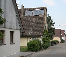 Die Hauptstra�e in Sengach