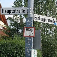 Die Hauptstraße von Mühlacker liegt im Ortsteil Sengach