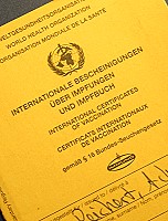 Impfbuch nach Richtlinien der Weltgesundheitsorganisation