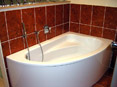 Eckbadewanne Aspera 160 mit Schürze Fa. Mauersberger