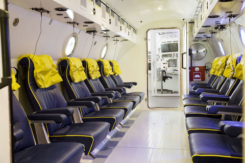Druckkammer f�r 12 Patienten