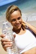 Trinke gesundes Wasser 