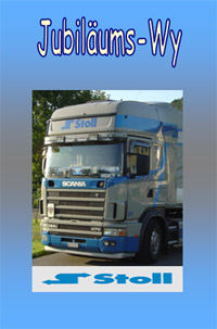 Stoll Transport Jubil&auml;ums Etikette