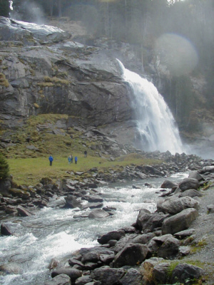 Krimmler Wasserfall im Nationalpark Hohe Tauern