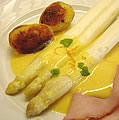 Hofladen und Hofcafe Bauernhof Kaiserhof in Salem, Spargelbüfett
